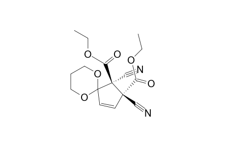 Trans-diethyl 1,2-dicyano-6,10-dioxaspiro[4.5]dec-3-ene-1,2-dicarboxylate