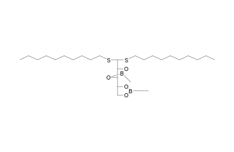 4-[bis(decylsulfanyl)methyl]-2-ethyl-5-(2-ethyl-1,3,2-dioxaborolan-4-yl)-1,3,2-dioxaborolane