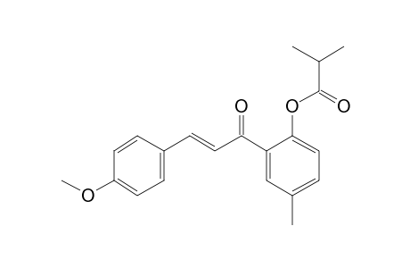 2'-Hydroxy-4-methoxy-5'-methylchalcone, 2-methylpropionate