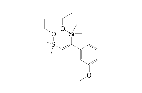 (Z)-1,2-Bis(ethoxydimethylsilyl)-1-(3-methoxyphenyl)ethene