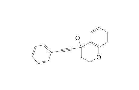 4-(2-Phenylethynyl)-2,3-dihydrochromen-4-ol