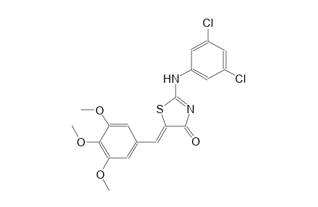 (5Z)-2-(3,5-dichloroanilino)-5-(3,4,5-trimethoxybenzylidene)-1,3-thiazol-4(5H)-one