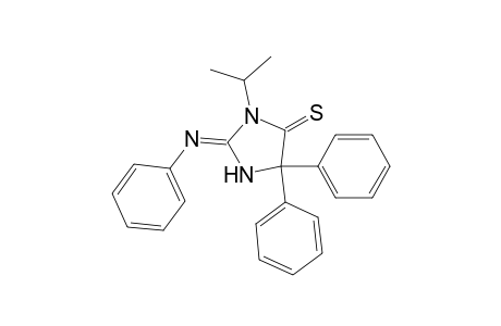 5,5-DIPHENYL-2-(PHENYLIMINO)-3-ISOPROPYL-4-THIOXO-1,3-DIAZOLIDINE