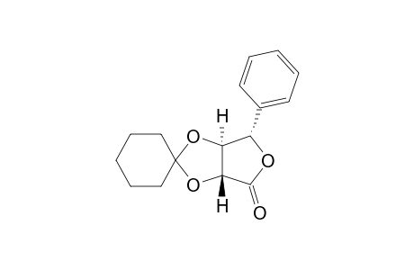 Spiro[cyclohexane-1,2'-furo[3,4-d][1,3]dioxol]-4'(3'aH)-one, dihydro-6'-phenyl-, [3'aR-(3'a.alpha.,6'.alpha.,6'a.alpha.)]-