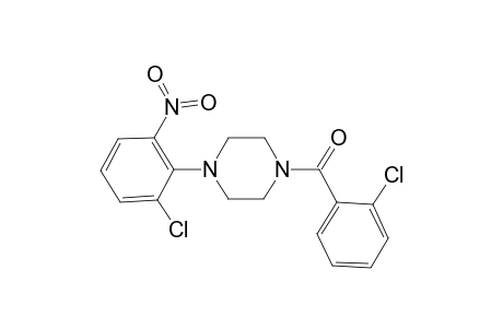 1-(2-Chlorobenzoyl)-4-(2-chloro-6-nitrophenyl)piperazine