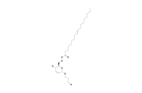 OCTADEC-9-ENOIC-ACID-[6-(3-AMINO-PROPOXY)-3-HYDROXY-3,6-DIHYDRO-2H-PYRAN-2-YL-METHYL]-AMIDE