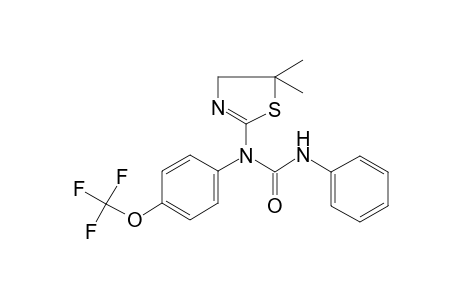 urea, N-(4,5-dihydro-5,5-dimethyl-2-thiazolyl)-N'-phenyl-N-[4-(trifluoromethoxy)phenyl]-