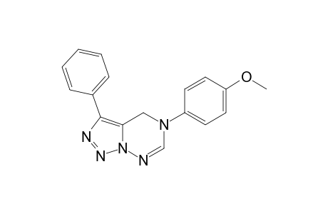 5-p-METHOXY-PHENYL-3-PHENYL-4,5-DIHYDRO-8H-[1,2,3]-TRIAZOLO-[5,1-F]-[1,2,4]-TRIAZINE