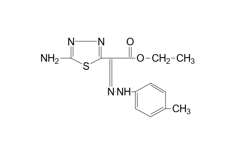 5-amino-1,3,4-thiadiazole-2-glyoxylic acid, ethyl ester, alpha-(p-tolylhydrazone)