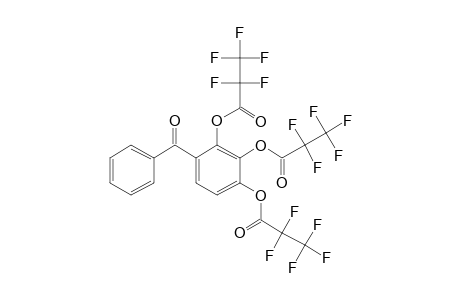 2,3,4-Trihydroxybenzophenone, tris(pentafluoropropionate)