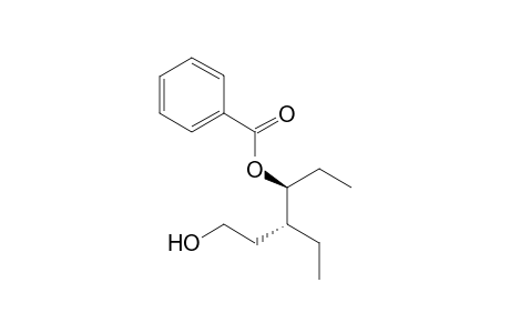 (3S,4R)-4-ethyl-6-hydroxyhexan-3-yl benzoate