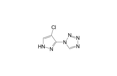 1-(4-Chloro-1H-pyrazol-3(5)-yl)-1H-tetrazole