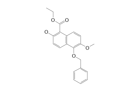 Ethyl 5-benzyloxy-2-hydroxy-6-methoxy-naphthalene-1-carboxylate