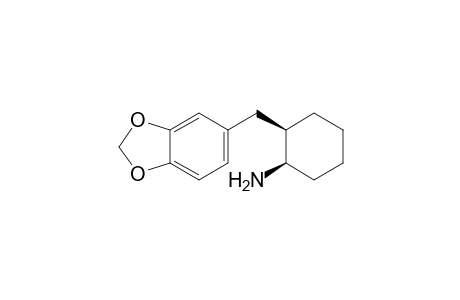 cis-2-(3,4-methylenedioxybenzyl)cyclohexylamine