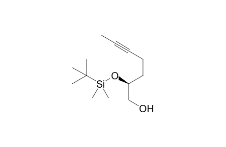 (2S)-2-[tert-butyl(dimethyl)silyl]oxyhept-5-yn-1-ol