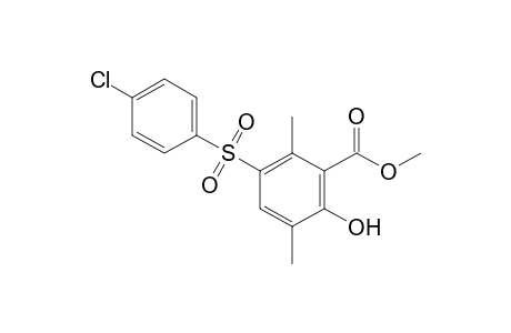 Methyl 3-(4-Chlorophenylsulfonyl)-6-hydroxy-2,5-dimethylbenzoate