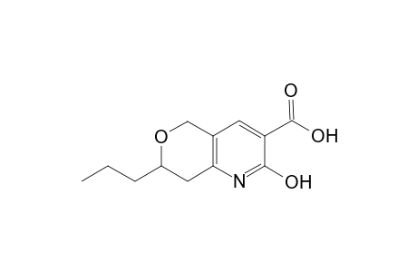 2-Hydroxy-7-propyl-7,8-dihydro-5H-pyrano[4,3-b]pyridine-3-carboxylic acid