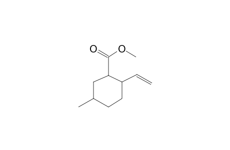 Methyl 5-methyl-2-ethenyl-cyclohexane-1-carboxylate