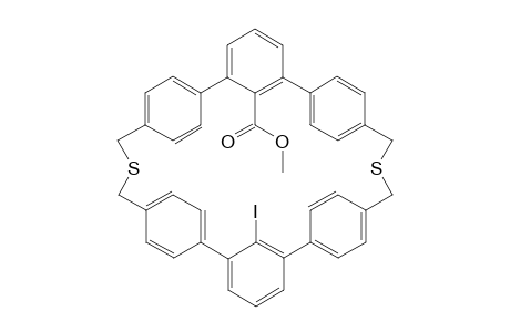 2'-(Methoxycarbonyl)-2'-iodobis(1,1':4',1"-terphenyl-4,4"-dimethyl)disulfide
