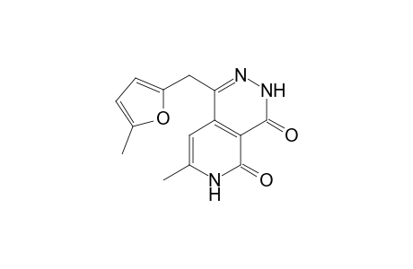pyrido[3,4-d]pyridazine-4,5(3H,6H)-dione, 7-methyl-1-[(5-methyl-2-furanyl)methyl]-