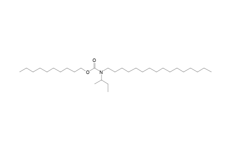 Carbonic acid, monoamide, N-(2-butyl)-N-hexadecyl-, decyl ester