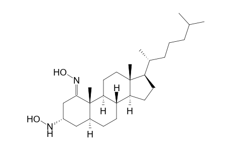 (3S,5S,8S,9S,10S,13R,14S,17R)-17-[(1R)-1,5-dimethylhexyl]-3-(hydroxyamino)-10,13-dimethyl-2,3,4,5,6,7,8,9,11,12,14,15,16,17-tetradecahydrocyclopenta[a]phenanthren-1-one oxime