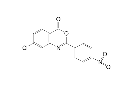 7-chloro-2-(p-nitrophenyl)-4H-3,1-benzoxazin-4-one