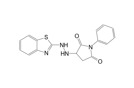 3-[2-(1,3-benzothiazol-2-yl)hydrazino]-1-phenyl-2,5-pyrrolidinedione