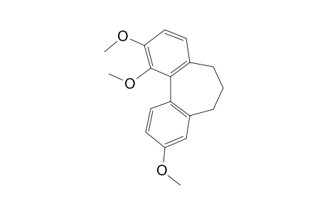 Dibenz[A,C]cycloheptane, 1,2,9-trimethoxy-