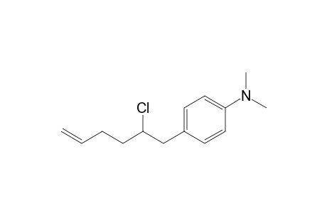 N,N-Dimethyl-4-(2-chloro-5-hexenyl)aniline