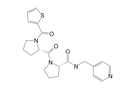 (S)-N-(Pyridin-4-ylmethyl)-1-((thiophene-2-carbonyl)-L-prolyl)pyrrolidine-2-carboxamide