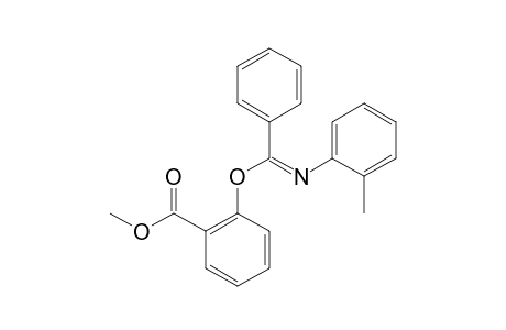 salicylic acid, methyl ester, N-o-tolylbenzimidate