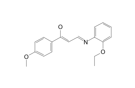 Prop-1-en-1-ol, 3-(2-ethoxyphenylimino)-1-(4-methoxyphenyl)-