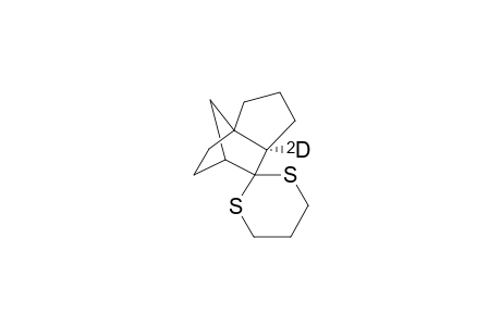 Spiro[1,3-dithiane-2,7'(4'H)-[3a,6]methano[3aH]indene], hexahydro-7a-d-, (3'a.alpha.,6'.alpha.,7'a.beta.)-