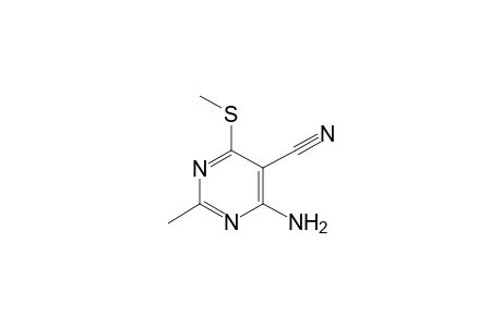 4-Amino-2-methyl-6-(methylthio)-5-pyrimidinecarbonitrile