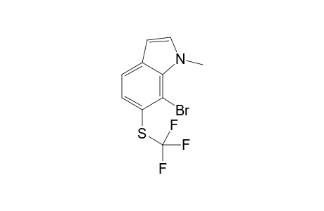 7-Bromo-1-methyl-6-((trifluoromethyl)thio)-1H-indole