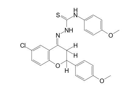 6-chloro-4'-methoxyflavanone, 4-(p-methoxyphenyl)-3-thiosemicarbazone