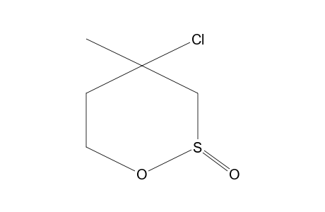 4-Chloro-4-methyl-1,2-oxathiane 2-oxide