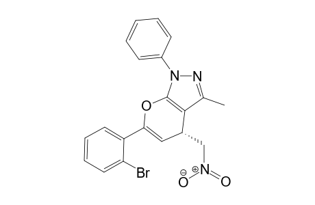 (R)-6-(2-Bromophenyl)-3-methyl-4-(nitromethyl)-1-phenyl-1,4-dihydropyrano[2,3-c]pyrazole