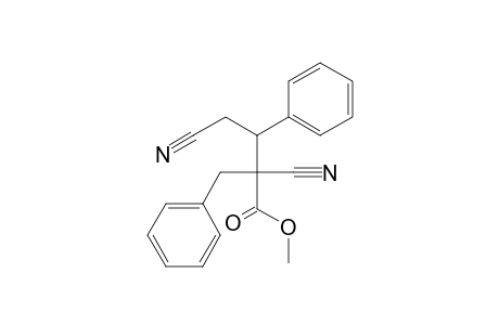 Methyl 2-benzyl-2,4-dicyano-3-phenylbutanoate