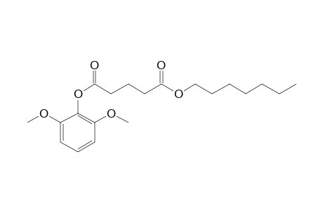 Glutaric acid, 2,6-dimethoxyphenyl heptyl ester