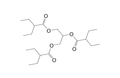 Butanoic acid, 2-ethyl-, 1,2,3-propanetriyl ester