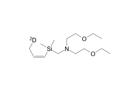 Ethanamine, N-[(dimethyl-1-propenyl-3-d-silyl)methyl]-2-ethoxy-N-(2-ethoxyethyl)-, (Z)-