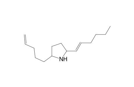 5-(Hexenyl)-2-(-4-pentenyl)pyrrolidine