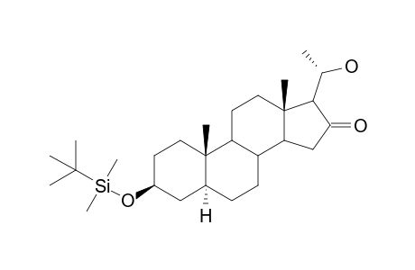 3-{[(T-butyl)dimethylsilyl]oxy}-20-hydroxypregnan-16-one