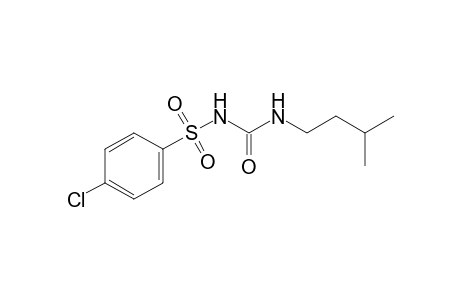 1-(p-Chlorophenyl)sulfonyl]-3-isopentylurea