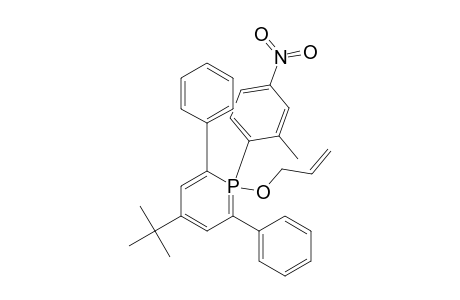 Phosphorin, 4-(1,1-dimethylethyl)-1,1-dihydro-1-(2-methyl-4-nitrophenyl)-2,6-diph enyl-1-(2-propenyloxy)-