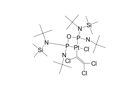 CHLORO-[N,N',N'',N'''-TETRA-TERT.-BUTYL-N,N''-BIS-(TRIMETHYLSILYL)-TETRAMIDODIPHOSPHITE]-(TRICHLORVINYL)-PLATIN-(2),ISOMER-#6A