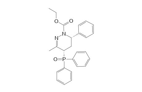 ETHYL-(+/-)-(4S*,6S*)-4-(DIPHENYLPHOSPHINOYL)-3-METHYL-6-PHENYL-5,6-DIHYDRO-4H-PYRIDAZINE-1-CARBOXYLATE