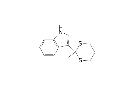 3-(2-Methyl-1,3-dithian-2-yl)indole